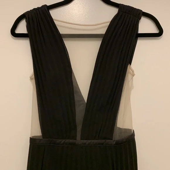 Bebe maxi dress with sheer long pleated bottom - Picture 5 of 5